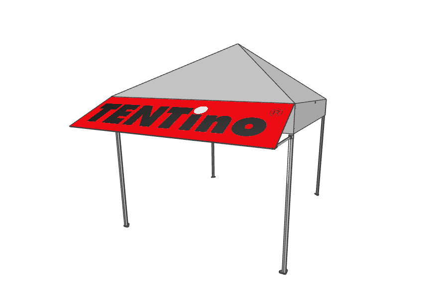 Střešní kšilt 6 m s vlastním potiskem Úchopy na: BIG HEXAGON/BH EXTREME/PVC/GABLED