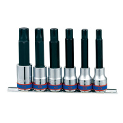 Sada zástrčných hlavic King Tony 1/2 CrV RIBE M9 - M16 na kolejnici 4116PR