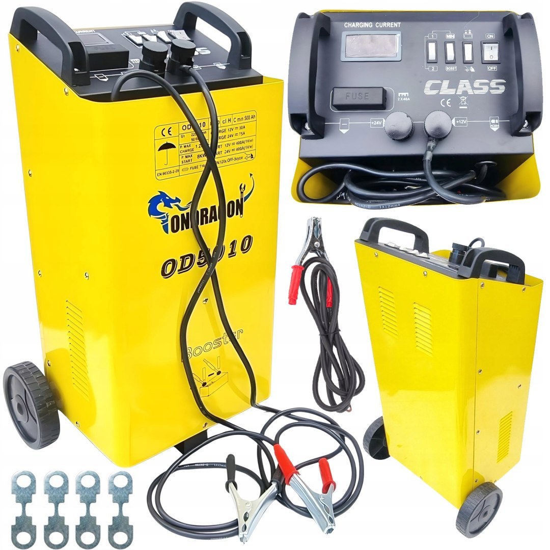 Nabíječka autobaterií se startem 12/24V 400A OD5010 ONDRAGON