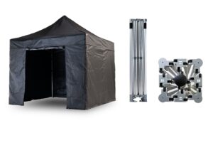 Nůžkový párty stan 4x4 m TENTino BIG HEXAGON EXTREME EXTRA HIGH ROOF Barva opláštění: 3A - BÉŽOVÁ