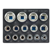 Sada nástrčných hlavic King Tony 1/2 CrV 6 hran 15 ks 8 - 32 mm 9-4515MRV