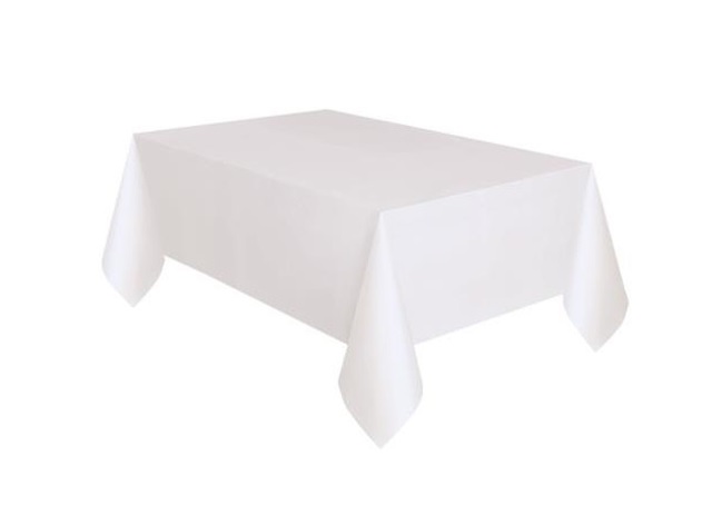 TENTino Ubrus na hranatý stůl 180x90 cm (přesah 30 cm) Barva ubrusu: BÍLÁ / WHITE