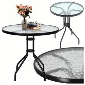 Jipos Tools Skleněný stůl na terasu 60cm R1825 JIPOS