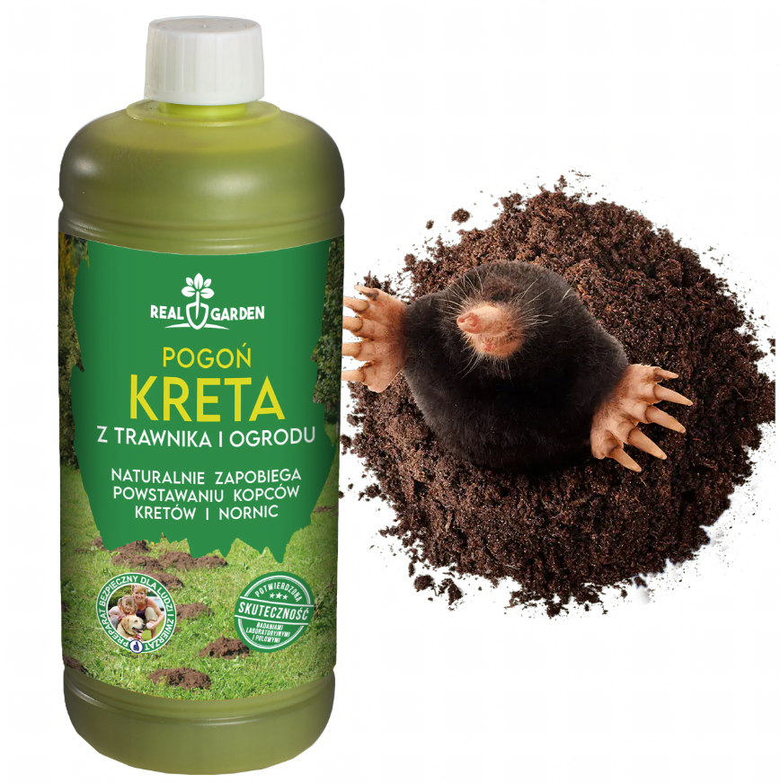 Jipos Tools Ekologický repelent proti krtkům a hrabošům 1l R1740 JIPOS