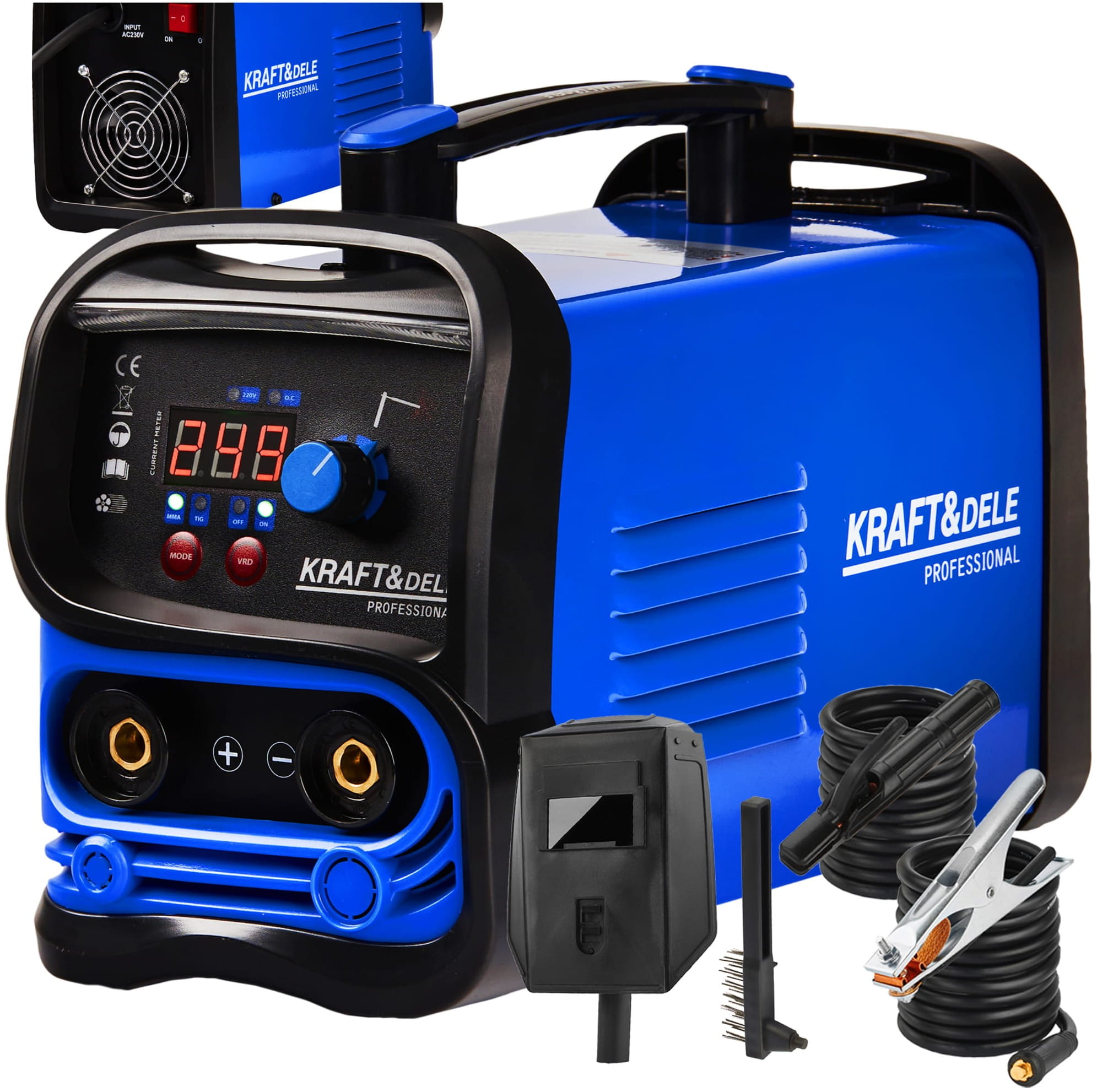 Invertorová svářečka 350A KD1880 KRAFT&DELE