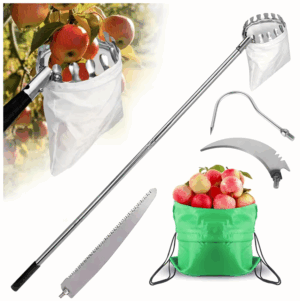 Jipos Tools Sběrač ovoce s teleskopickou tyčí 400cm + 4 hroty R2213 JIPOS