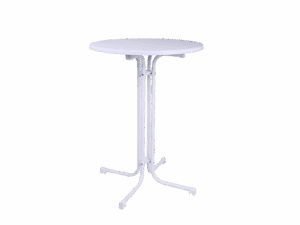 Skládací bistro stůl ELEGANT WHITE Ø80 cm | Profi catering | TENTino
