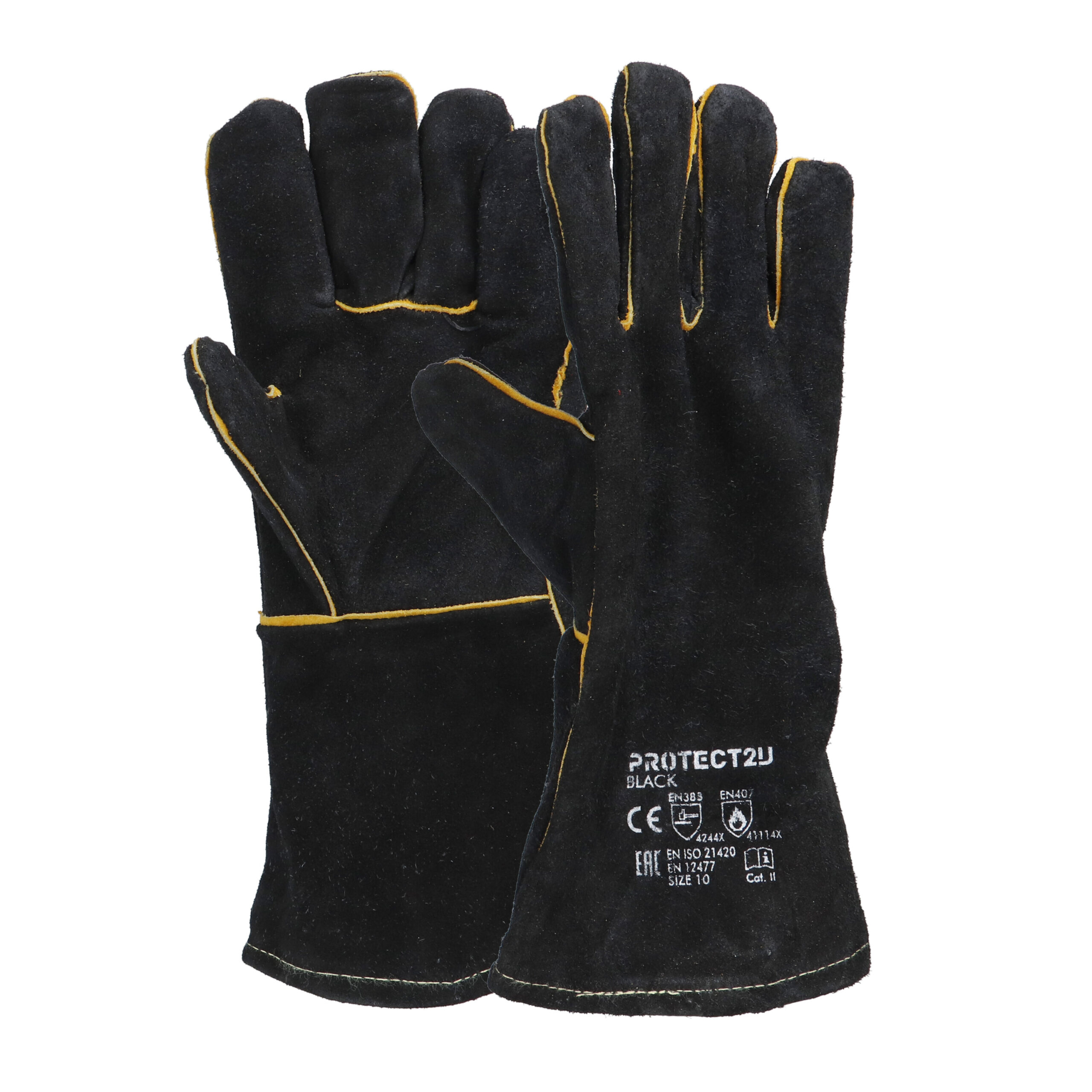 Jipos Tools Svářečské rukavice vel.10 černé P531-58 JIPOS