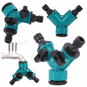 Jipos Tools Dvoucestný ventil pro zahradní hadici 1/2" a 3/4" R2165 JIPOS