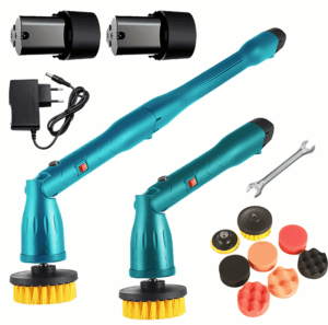 Jipos Tools Aku rotační kartáč 2x12V + nástavce R2311 JIPOS