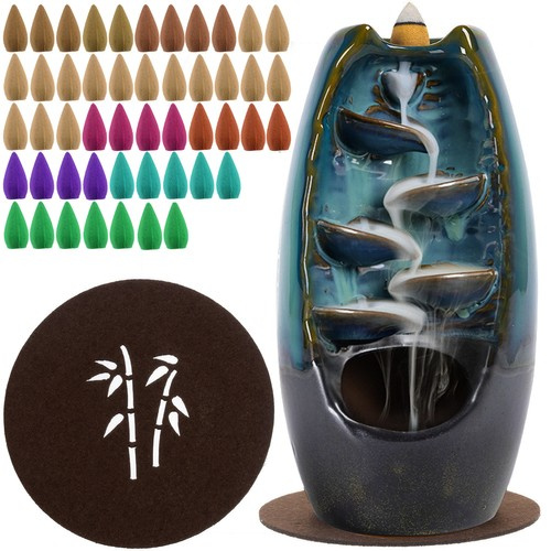 Jipos Tools Aroma difuzér ve tvaru vodopádu + 55 vonných tyčinek 22655 JIPOS