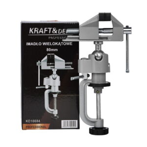 Víceúhlový otočný stolní svěrák 80 mm KD10684 KRAFT&DELE
