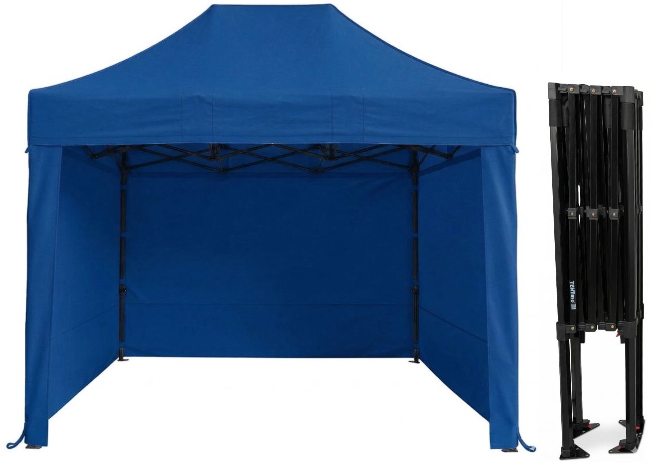 TENTino Nůžkový párty stan 2x3 m STEEL HEXAGON Barva opláštění (Zvolte variantu): 8A - MODRÁ