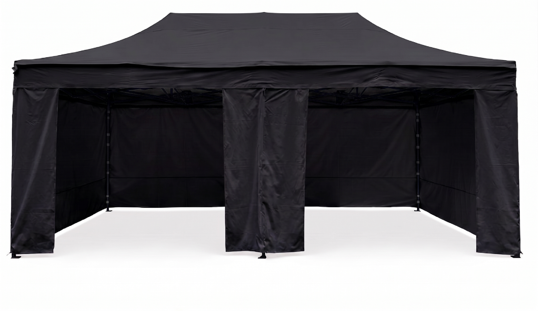 TENTino OPLÁŠTĚNÍ NA 4x8 m STEEL HEXAGON Barva opláštění (Zvolte variantu): 11A - ČERNÁ