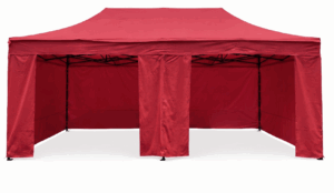 TENTino OPLÁŠTĚNÍ NA 4x8 m STEEL HEXAGON Barva opláštění (Zvolte variantu): 7A - ČERVENÁ