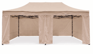 TENTino OPLÁŠTĚNÍ NA 4x8 m STEEL HEXAGON Barva opláštění (Zvolte variantu): 3A - BÉŽOVÁ