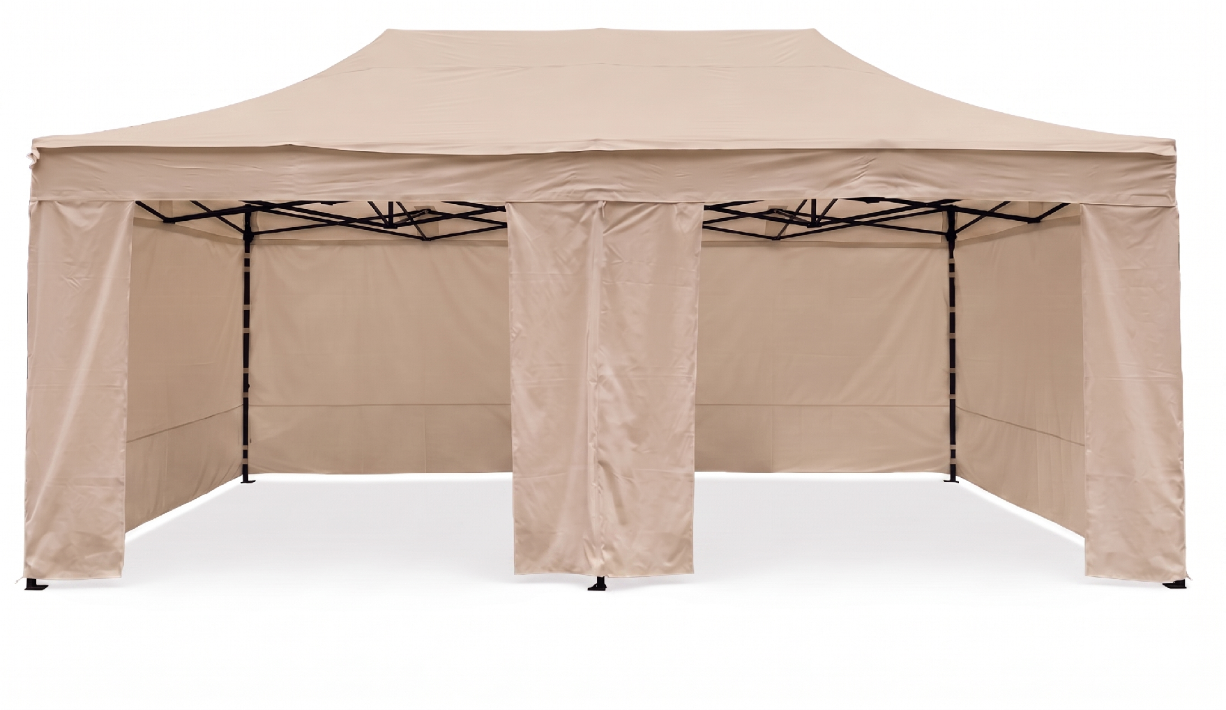 TENTino OPLÁŠTĚNÍ NA 4x8 m STEEL HEXAGON Barva opláštění (Zvolte variantu): 3A - BÉŽOVÁ