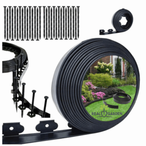 Jipos Tools Plastový obrubník 6cm x 10m + 30 kolíků R1020 JIPOS