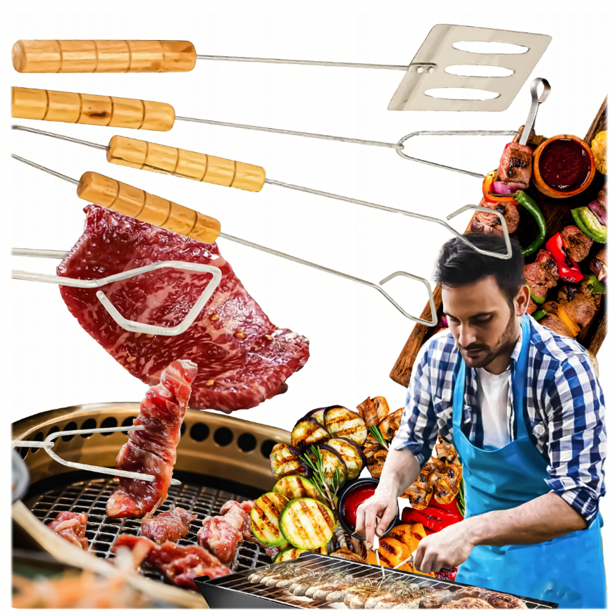 Jipos Tools Grilovací nástroje 3v1 R942 JIPOS