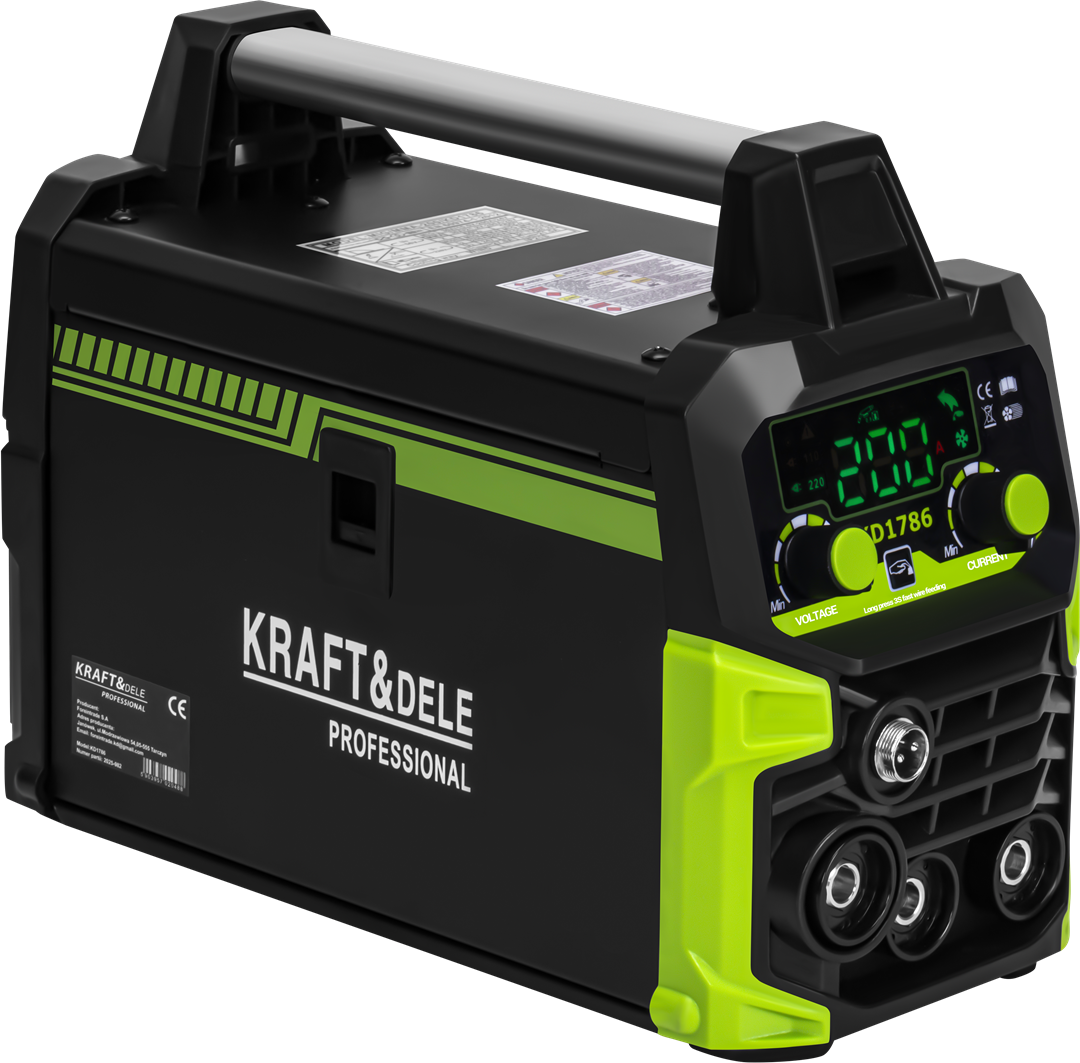 Invertorová svářečka 200A KD1786 KRAFT&DELE