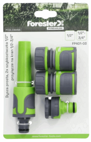 Jipos Tools Zavlažovací pistole + sada rychlospojek FP401-03 JIPOS