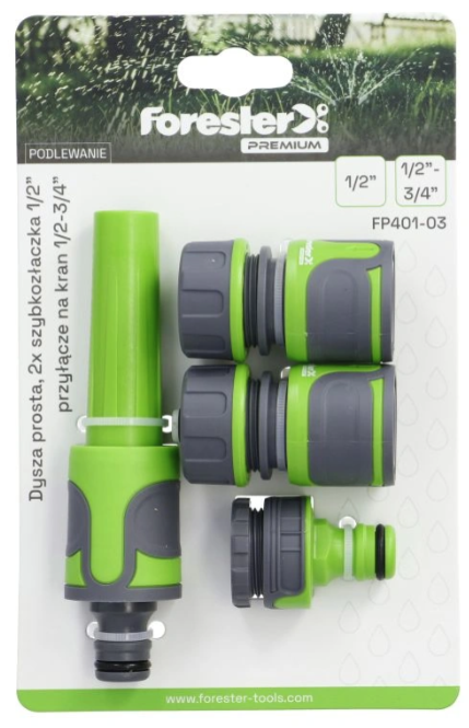 Jipos Tools Zavlažovací pistole + sada rychlospojek FP401-03 JIPOS