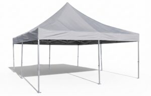 Nůžkový párty stan 6x6 m TENTino BIG HEXAGON Barva opláštění (Zvolte variantu): 1A - BÍLÁ