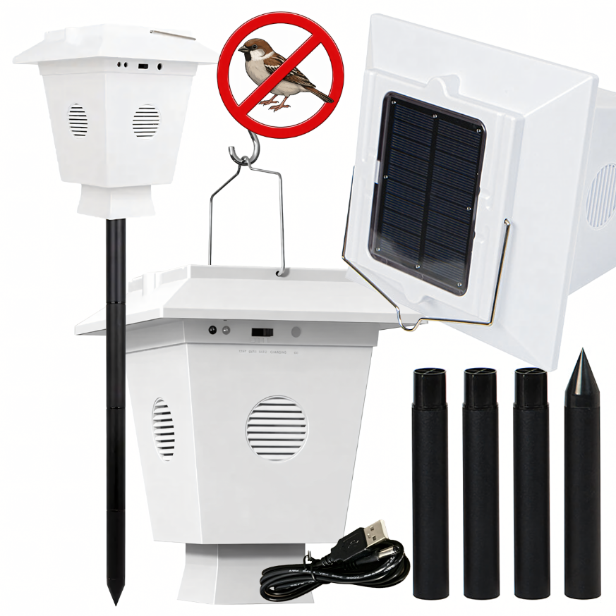 Jipos Tools Ultrazvukový odpuzovač ptáků R2339 JIPOS