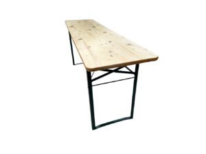 TENTino Bazarový pivní stůl 220x50 cm k pivnímu setu