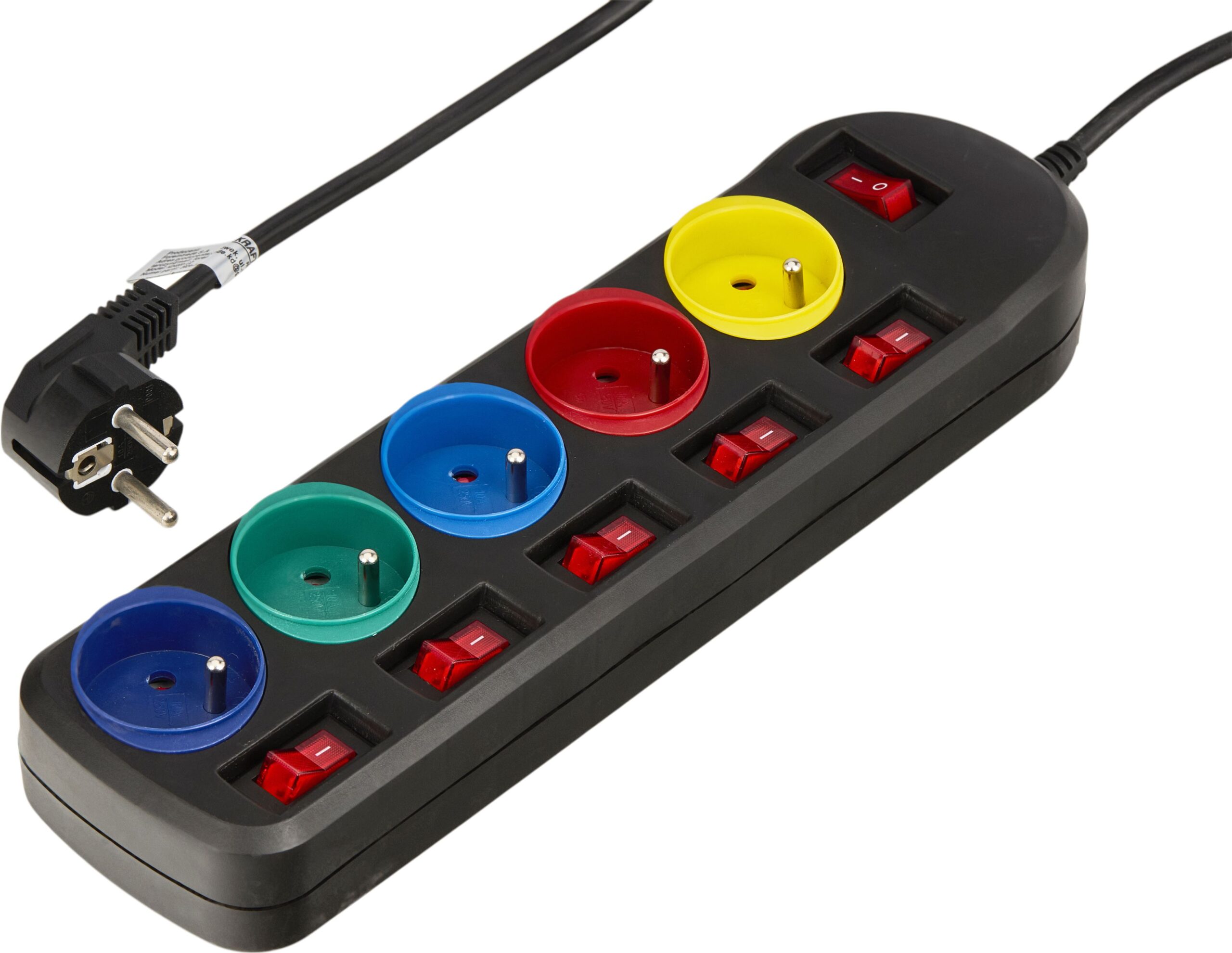 Prodlužovací kabel 3m 5 zásuvek KD4001 KRAFT&DELE