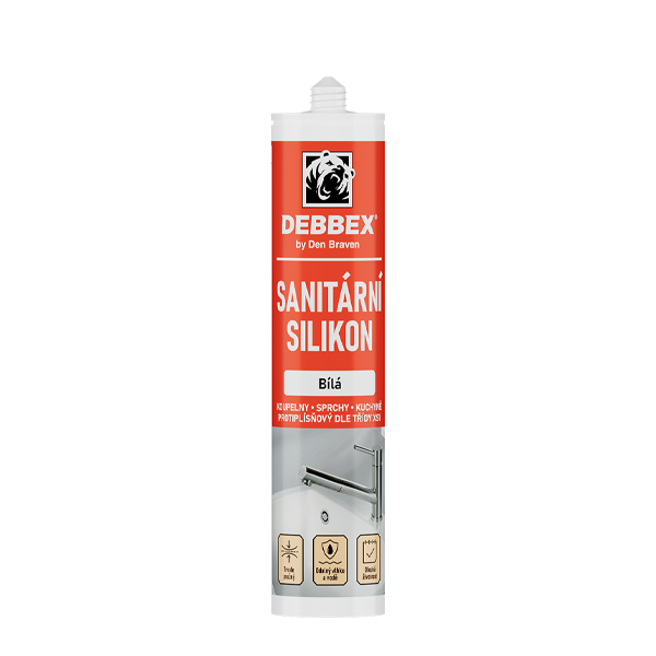 Sanitární silikon 280ml bílý DenBraven