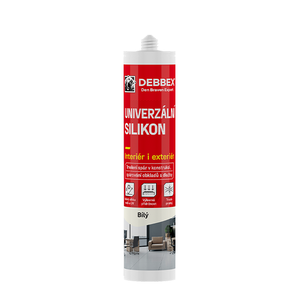 Univerzální silikon 280ml bílý DenBraven