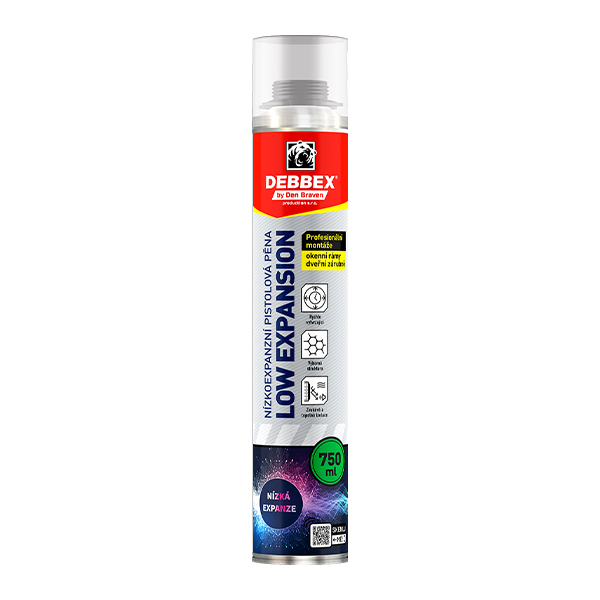 Nízkoexpanzní montážní pěna 750ml pistolová DenBraven