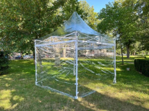 TENTino BOČNÍ TRANSPARENTNÍ PLACHTA 3 m
